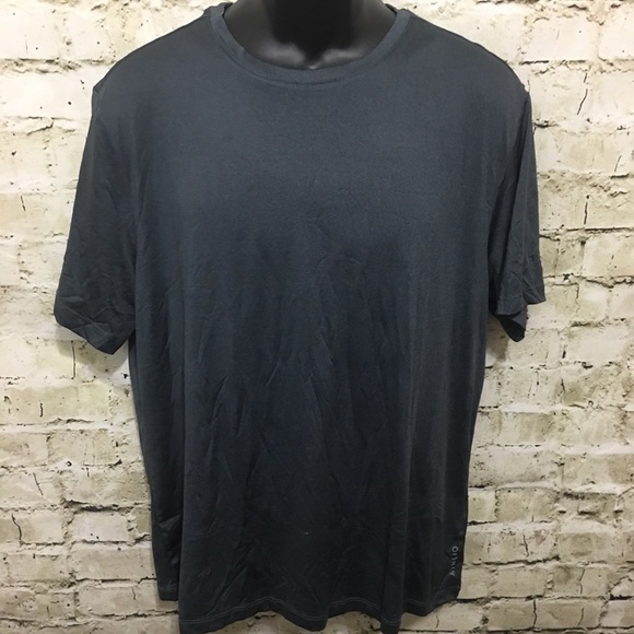 Athlio Gray Short Sleeve Quick Dry T Shirt - Picture 1 of 5